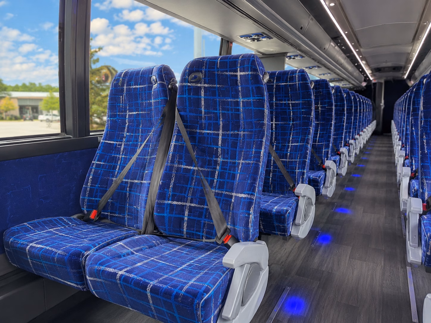 a charter bus makes the drive to la museums stress free for fullerton classes